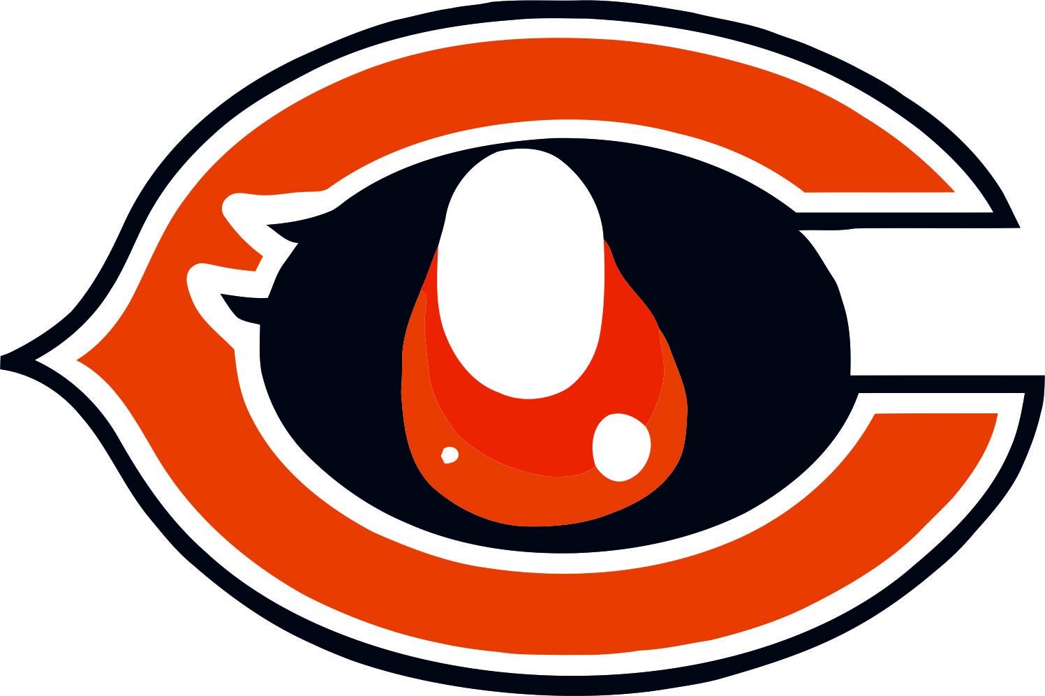 Chicago Bears Anime Logo iron on transfers